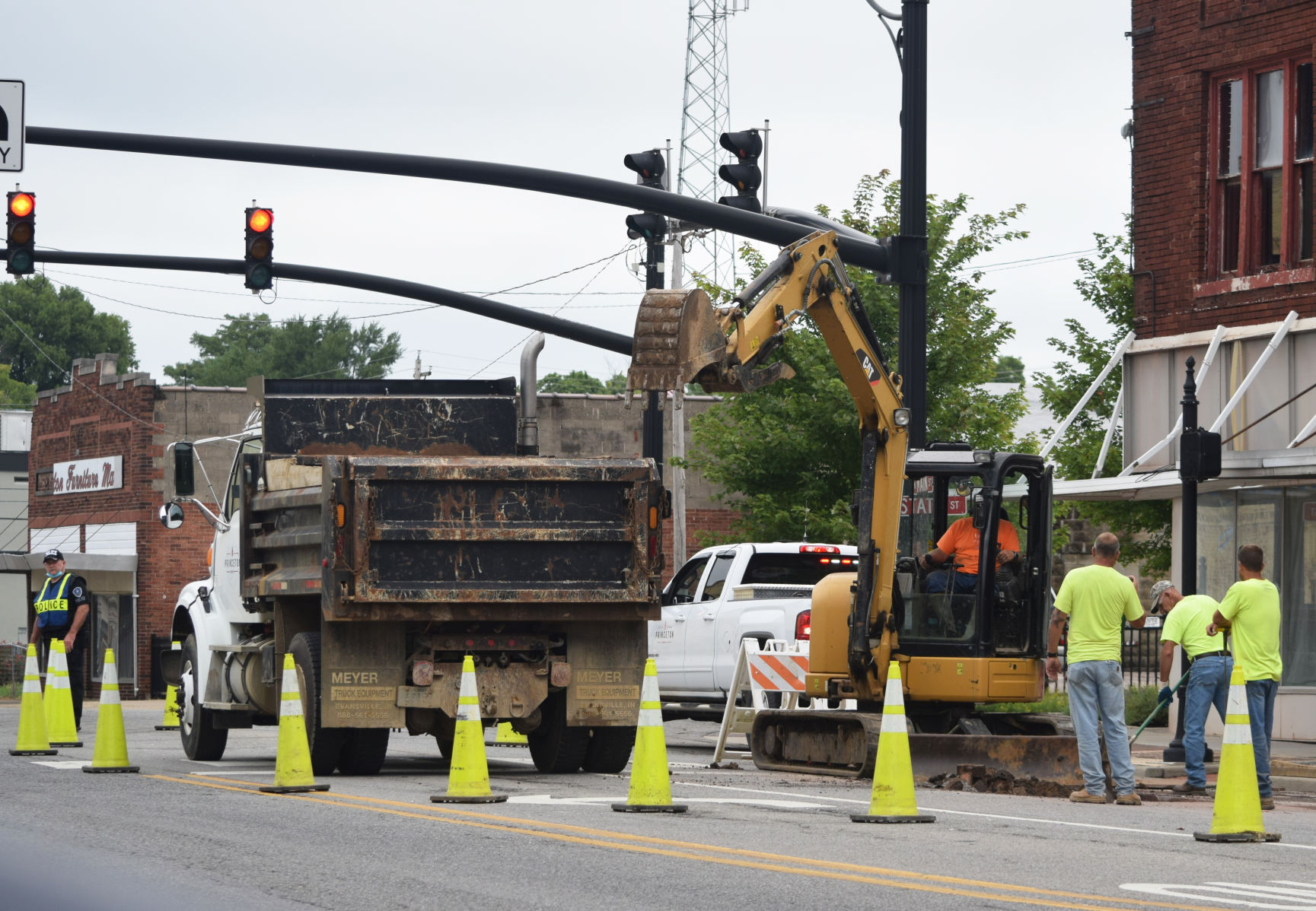 Street improvements in Princeton